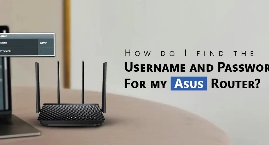 asus router default password