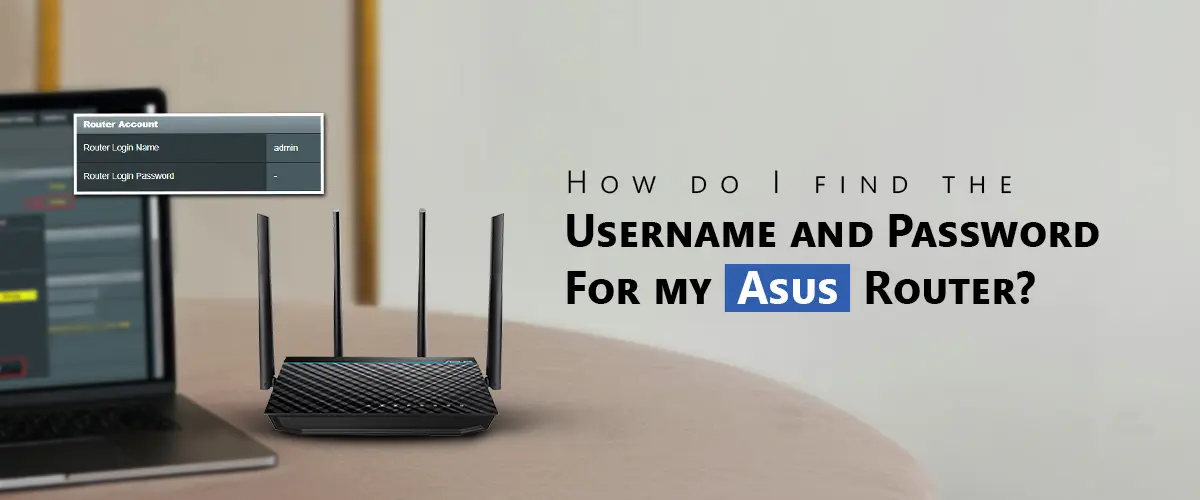 asus router default password