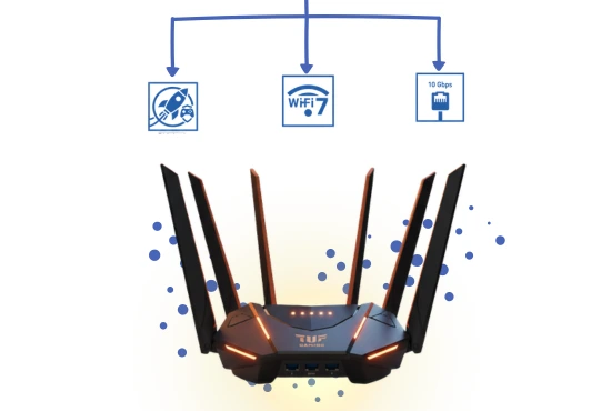 Reasons to Select the ASUS TUF BE9400 Gaming Router