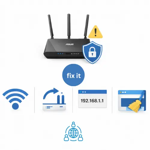 Common Asus Router Login Issues (Fix Guide)